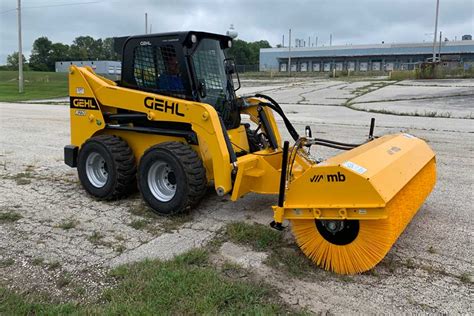 hydraulic broom for skid steer|skid steer push broom attachment.